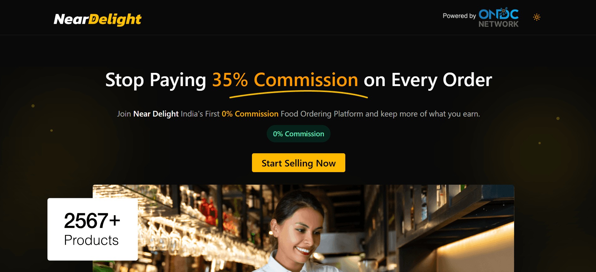 NearDelight Seller Admin Panel screenshot 1 of 3